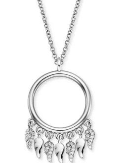 ENGELSRUFER Halsketten + Collier-Kette Flying Wings Silber mit Zirkonia ERN-FLYWING-ZI