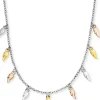 ENGELSRUFER Halsketten + Collier-Kette Flying Wings Silber Tricolor ERN-FLYWING9-TRICO