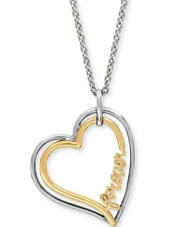 ENGELSRUFER Halsketten + Collier-Kette Forever Silber Bicolor ERN-FOREVER-BIG