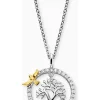 ENGELSRUFER Halsketten + Collier-Kette Lebensbaum mit Vogel und Zirkonia ERN-LILTREE-ZI-BIG