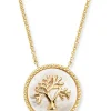ENGELSRUFER Halsketten + Collier-Kette Lebensbaum Silber goldf. Perlmutt ERN-LILTREE-PE-G