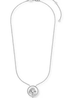 ENGELSRUFER Halsketten + Collier-Kette Lebensbaum Silber mit Perlmutt ERN-LILTREE-PE
