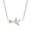 ENGELSRUFER Halsketten + Collier-Kette Love Bird Silber Bicolor ERN-LOVE-BIRD-BIR