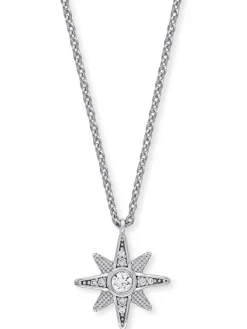 ENGELSRUFER Halsketten + Collier-Kette New Star Silber mit Zirkonia ERN-NEWSTAR-ZI
