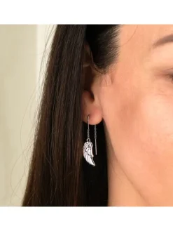 ENGELSRUFER Ohrschmuck-Ohrhänger Flügel Silber ERE-FLYWING