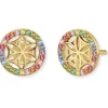 ENGELSRUFER Ohrschmuck-Ohrstecker Lebensblume multicolor plated ERE-LILLIFL-ZIM-STG