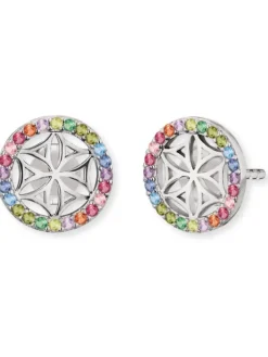 ENGELSRUFER Ohrschmuck-Ohrstecker Lebensblume multicolor ERE-LILLIFL-ZIM-ST