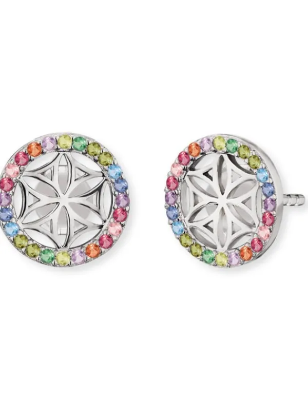 ENGELSRUFER Ohrschmuck-Ohrstecker Lebensblume multicolor ERE-LILLIFL-ZIM-ST
