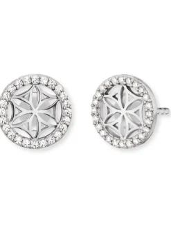 ENGELSRUFER Ohrschmuck-Ohrstecker Lebensblume Zirkonia ERE-LILLIFL-ZI-ST