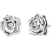 ENGELSRUFER Ohrschmuck-Ohrstecker Rose Silber mit Zirkonia ERE-ROSE-ZI-ST