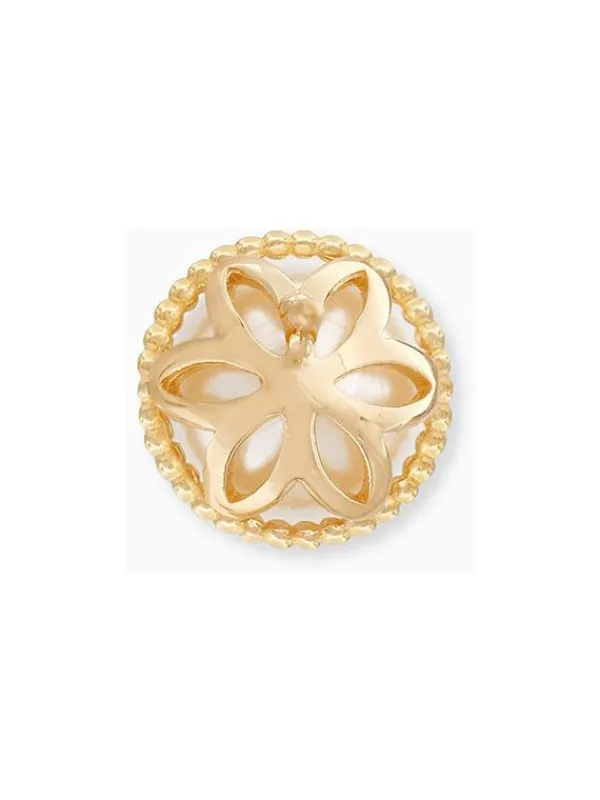 ENGELSRUFER Ohrschmuck-Ohrstecker Spirit of Pearls Silber Gold platiert ERE-GLORY-STG