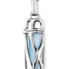 ENGELSRUFER Halsketten + Collier-Powerful Stone Blauer Achat S 22,5 mm ERN-HEAL-BA-S