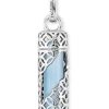 ENGELSRUFER Halsketten + Collier-Powerful Stone Blauer Achat M 28 mm ERN-HEAL-BA-M