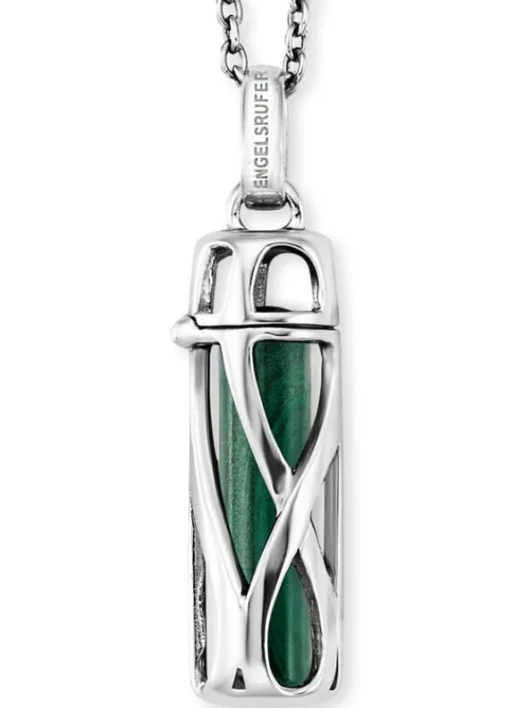 ENGELSRUFER Halsketten + Collier-Powerful Stone Malachit S 22,5 mm ERN-HEAL-ML-S