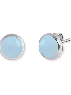 ENGELSRUFER Ohrschmuck-Powerful Stone blauer Achat ERE-BA-ST