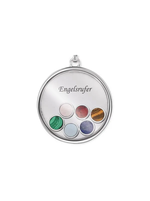 ENGELSRUFER Halsketten + Collier-Powerful Stone, Glaslinsen Kette ERN-FLYHEAL-6ST