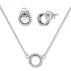 ENGELSRUFER Ohrschmuck | Halsketten + Collier-Set Kette und Ohrringe Mond ERMT-LILLUNA-ZI