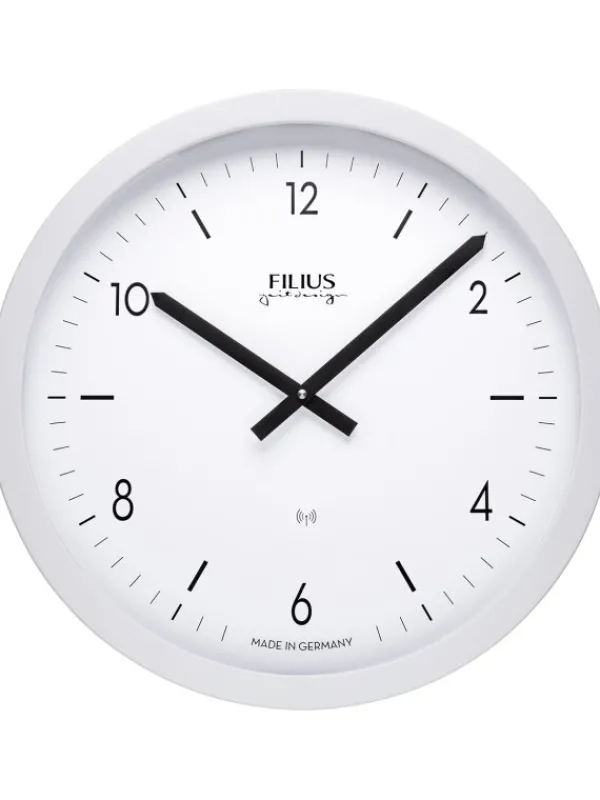 FILIUS Wecker + Co. | Wanduhren-Funk Wanduhr 40 cm 0304-0 Made in Germany 0304-0