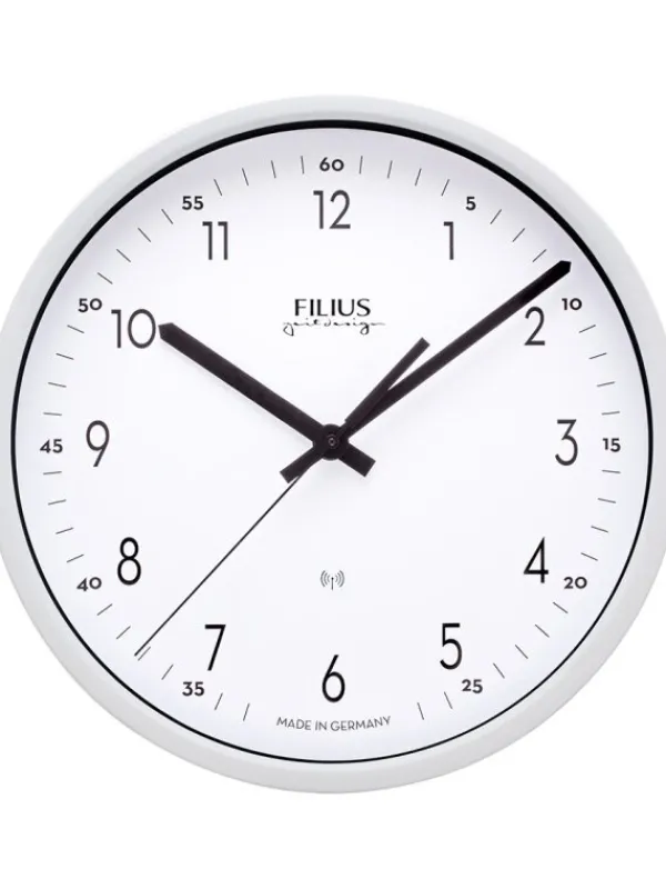 FILIUS Wecker + Co. | Wanduhren-Funk Wanduhr 30 cm Weiß 0301-0
