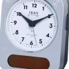 FILIUS Wecker + Co.-Funk-Solar Wecker Made in Germany silber 0543-19