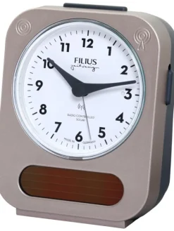 FILIUS Wecker + Co.-Funk-Solar Wecker Made in Germany bronze 0543-18