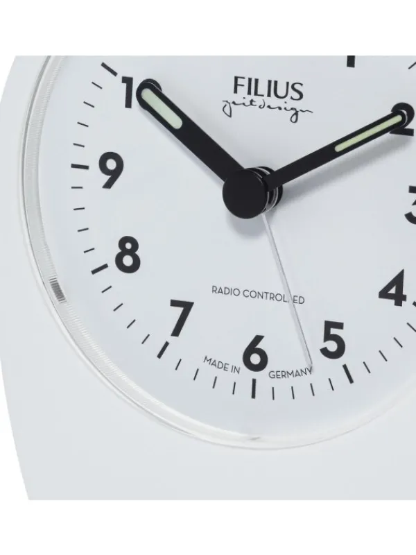 FILIUS Wecker + Co.-Funkwecker Weiß 0545-0