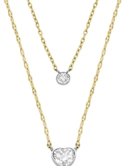 FOSSIL Halsketten + Collier-SADIE Token of Affection JF04357998