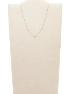 FOSSIL Halsketten + Collier-SILBER JFS00453040