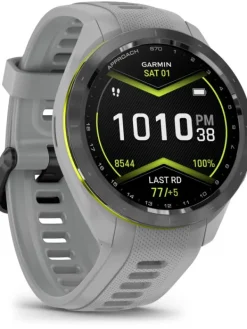 GARMIN Smartwatches | Herrenuhren-Approach® S70, pudergrau, 42 mm, Golfuhr 010-02746-11