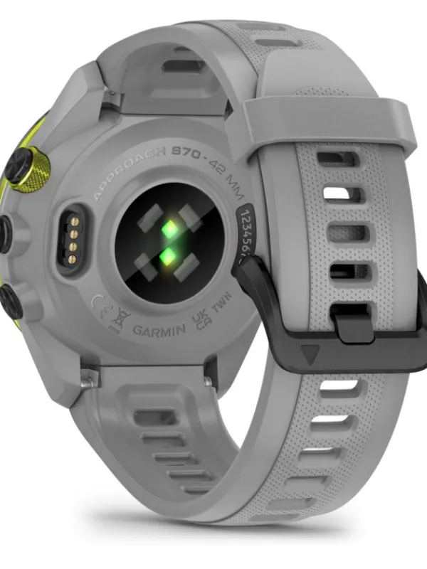 GARMIN Smartwatches | Herrenuhren-Approach® S70, pudergrau, 42 mm, Golfuhr 010-02746-11