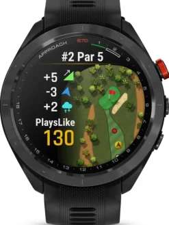 GARMIN Smartwatches | Herrenuhren-Approach® S70, schwarz, 47 mm, Golfuhr 010-02746-12