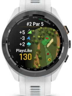 GARMIN Smartwatches | Herrenuhren-Approach® S70, weiß, 42 mm, Golfuhr 010-02746-10