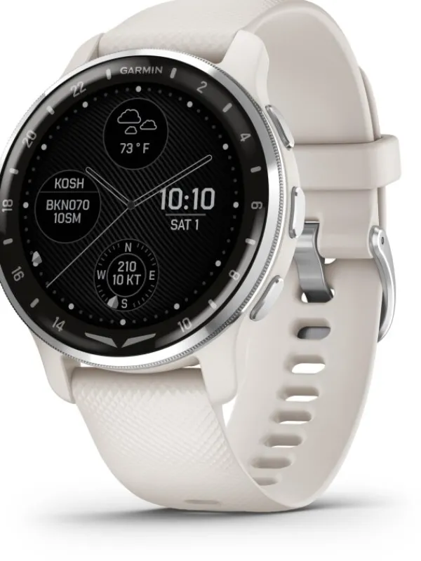 GARMIN Herrenuhren | Damenuhren-D2™ Air X10, Aviator Smartwatch Weiß 010-02496-13