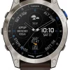 GARMIN Smartwatches | Damenuhren-D2™ Mach 1, 47mm, Aviator Smartwatch Lederband 010-02582-55