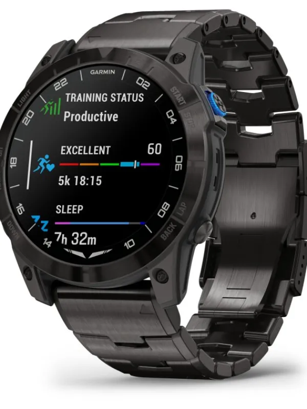 GARMIN Smartwatches | Herrenuhren-D2™ Mach 1 Pro, 51mm, Piloten-Smartwatch Titan-Armband 010-02804-81