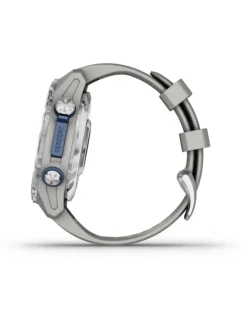 GARMIN Smartwatches | Herrenuhren-Descent™ Mk3 - 43mm Edelstahl mit Silikonarmband 010-02753-04