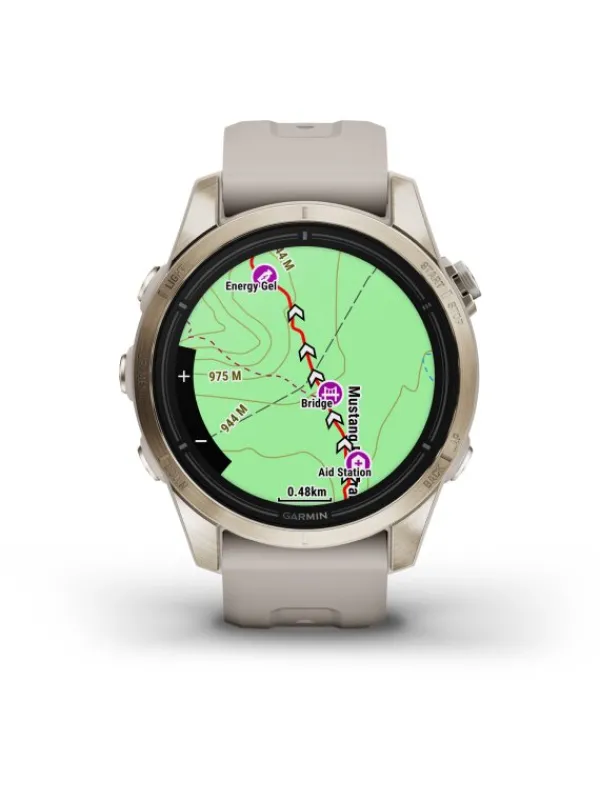 GARMIN Smartwatches | Herrenuhren-epix™ Pro Gen 2 – Saphire Edition, 42mm, Beige 010-02802-11