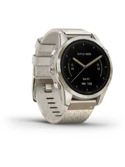 GARMIN Smartwatches | Herrenuhren-epix™ Pro Gen 2 – Saphire Edition, 42mm, beige 2 Bänder 010-02802-20