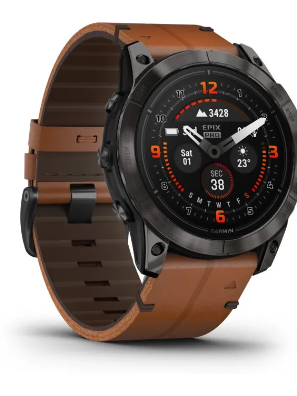 GARMIN Smartwatches | Herrenuhren-epix™ Pro Gen 2 – Saphire Edition, 51mm, schwarz 2 Bänder 010-02804-30