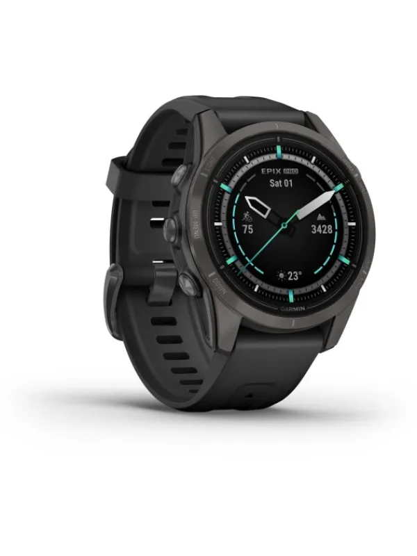 GARMIN Smartwatches | Herrenuhren-epix™ Pro Gen 2 – Saphire Edition, 42mm, Schwarz 010-02802-15