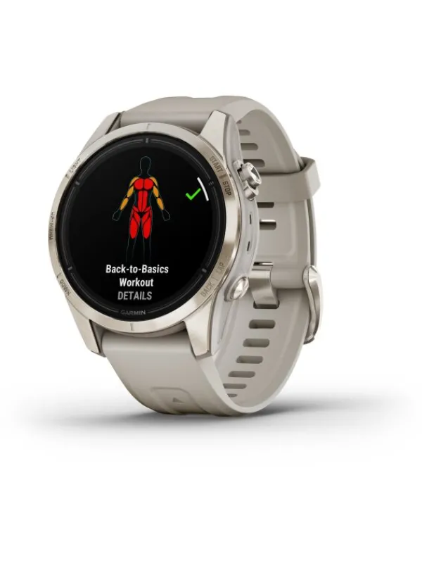 GARMIN Smartwatches | Herrenuhren-epix™ Pro Gen 2 – Saphire Edition, 42mm, Beige 010-02802-11