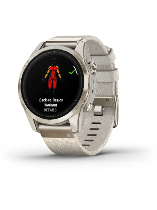 GARMIN Smartwatches | Herrenuhren-epix™ Pro Gen 2 – Saphire Edition, 42mm, beige 2 Bänder 010-02802-20