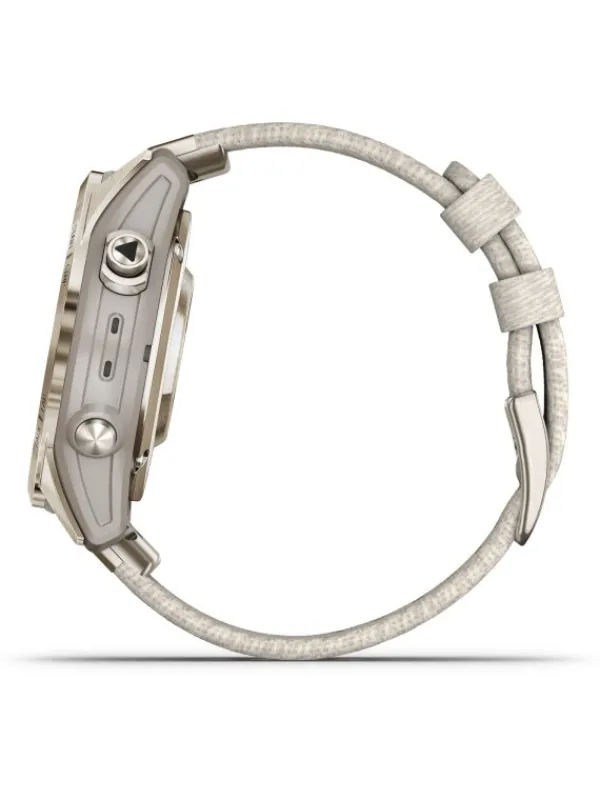 GARMIN Smartwatches | Herrenuhren-epix™ Pro Gen 2 – Saphire Edition, 42mm, beige 2 Bänder 010-02802-20