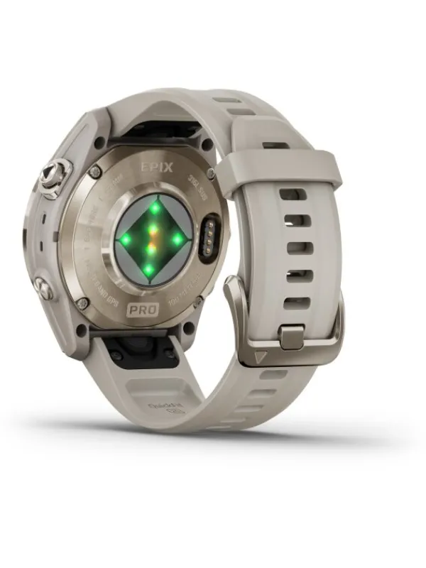 GARMIN Smartwatches | Herrenuhren-epix™ Pro Gen 2 – Saphire Edition, 42mm, Beige 010-02802-11