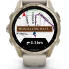 GARMIN Smartwatches | Herrenuhren-fēnix® 8 - 43 mm AMOLED Sapphire Nebelgrau/Softgold 010-02903-11