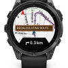 GARMIN Smartwatches | Herrenuhren-fēnix® 8 - 47 mm AMOLED Sapphire Schwarz/Carbongrau Titan DLC 010-02904-21