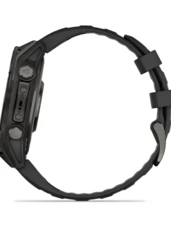 GARMIN Smartwatches | Herrenuhren-fēnix® 8 - 47 mm AMOLED Sapphire Schwarz/Carbongrau Titan DLC 010-02904-21