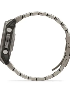 GARMIN Smartwatches | Herrenuhren-fēnix® 8 - 47 mm AMOLED Sapphire Graphit/Titanium Titan mit Titanarmband 010-02904-40