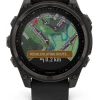 GARMIN Smartwatches | Herrenuhren-fēnix® 8 - 47 mm Solar Sapphire Graphit/Carbongrau Titan DLC 010-02906-11