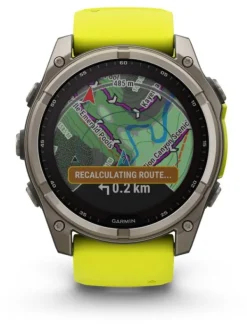 GARMIN Smartwatches | Herrenuhren-fēnix® 8 - 51 mm Solar Sapphire Graphit/Titanium Titan 010-02907-21